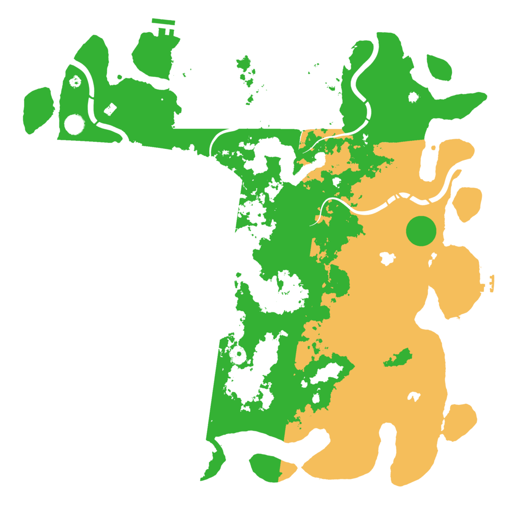 Biome Rust Map: Procedural Map, Size: 4500, Seed: 799994806