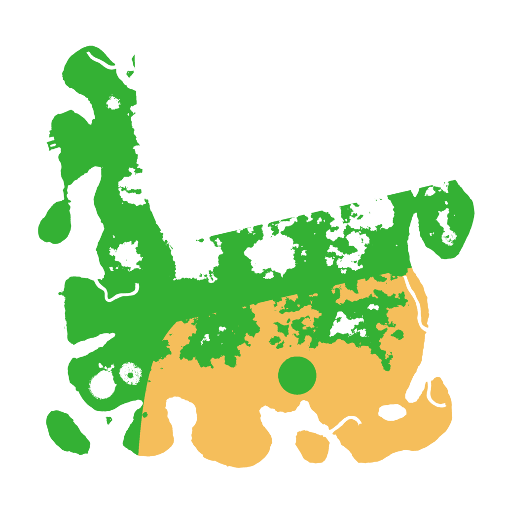 Biome Rust Map: Procedural Map, Size: 3500, Seed: 214793208