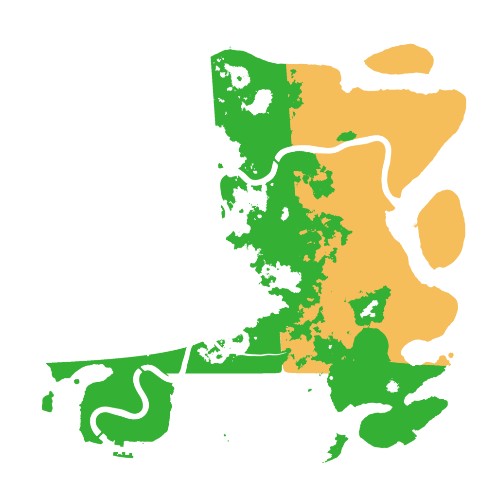 Biome Rust Map: Procedural Map, Size: 3750, Seed: 97265256