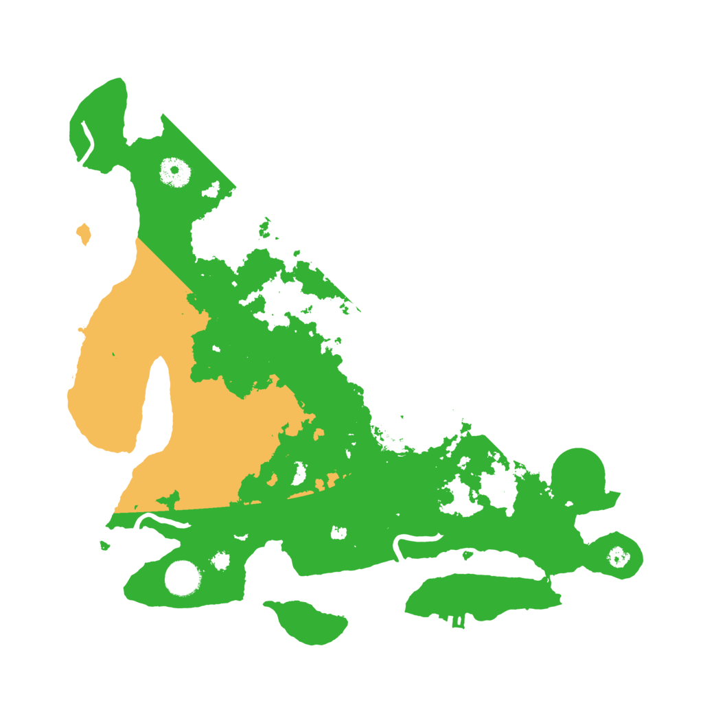 Biome Rust Map: Procedural Map, Size: 3500, Seed: 583807575