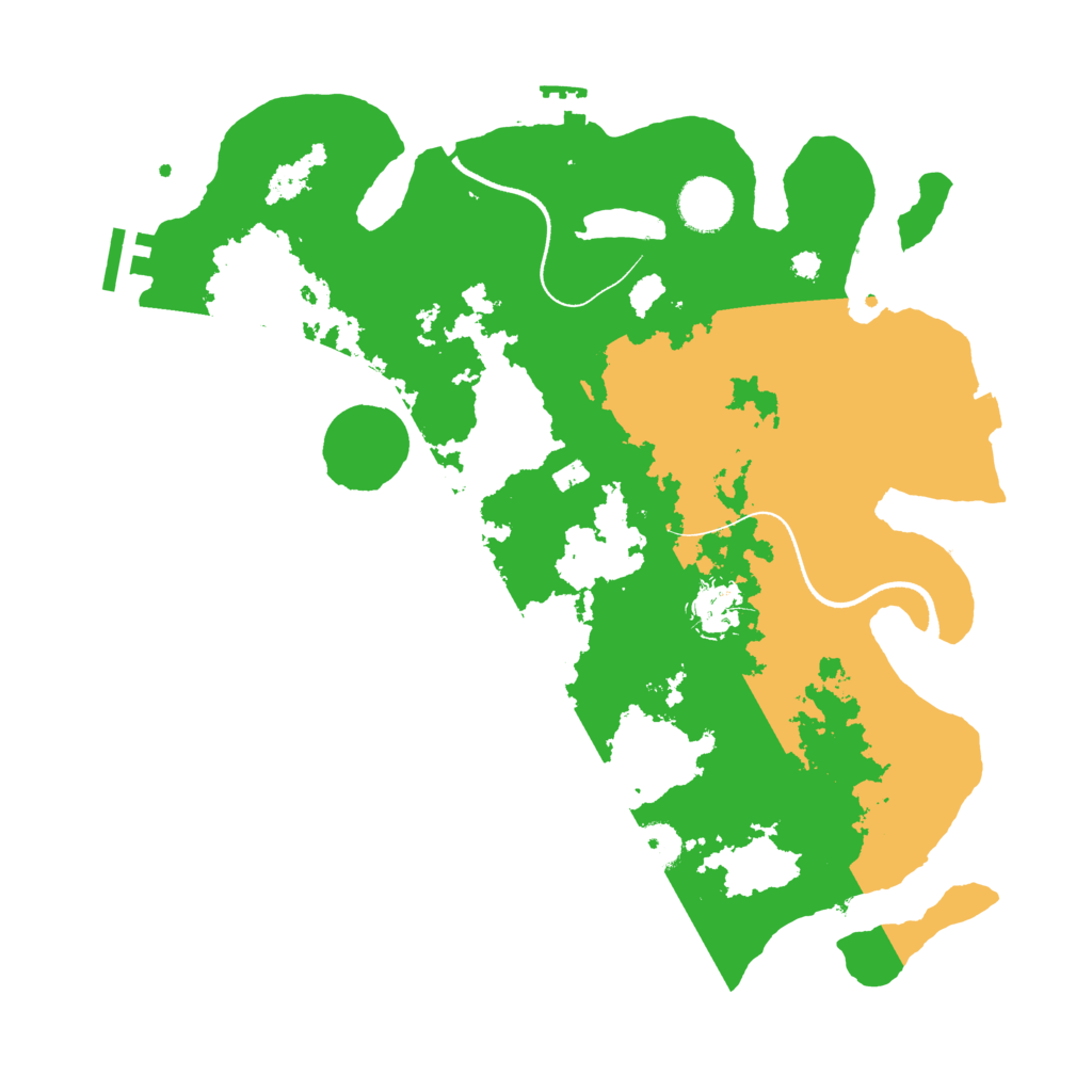 Biome Rust Map: Procedural Map, Size: 3500, Seed: 1838032333