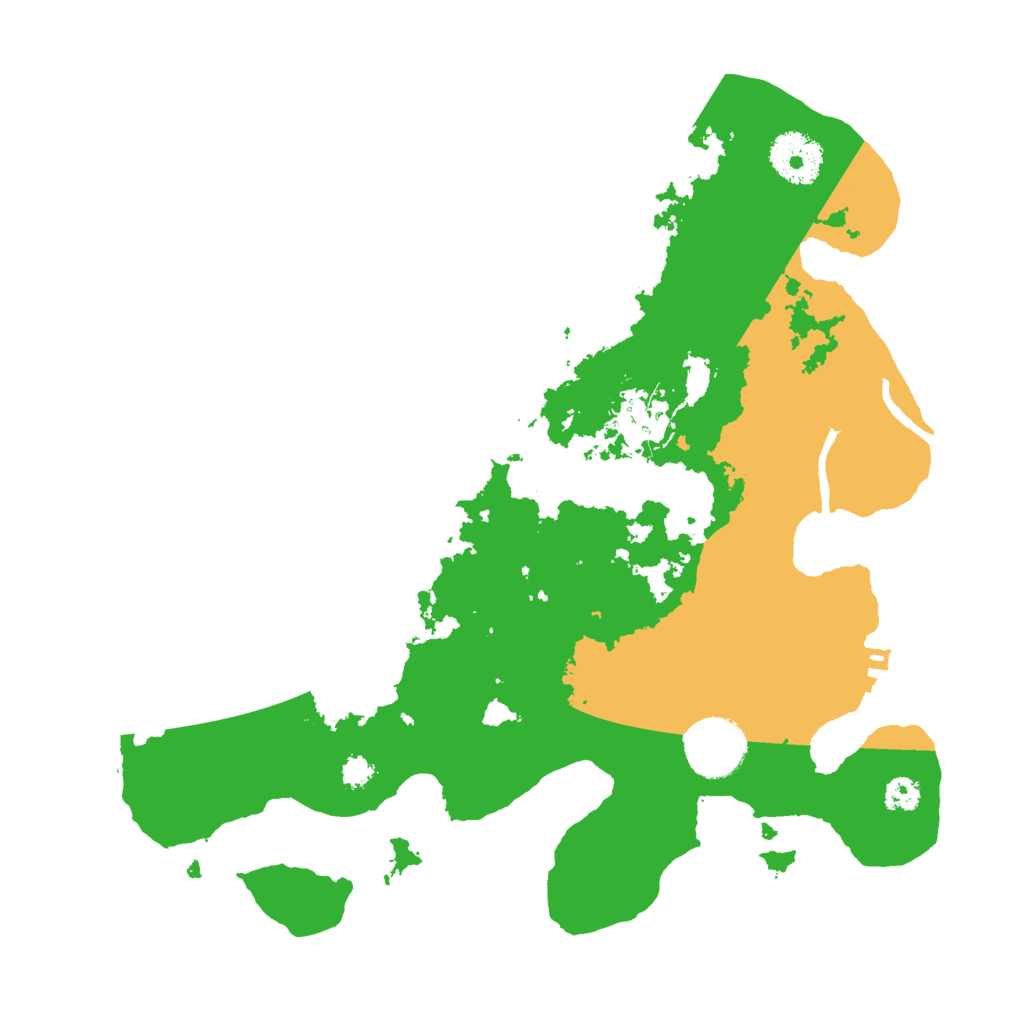 Biome Rust Map: Procedural Map, Size: 3000, Seed: 215553