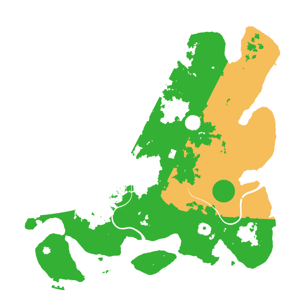 Biome Rust Map: Procedural Map, Size: 3500, Seed: 1683191824
