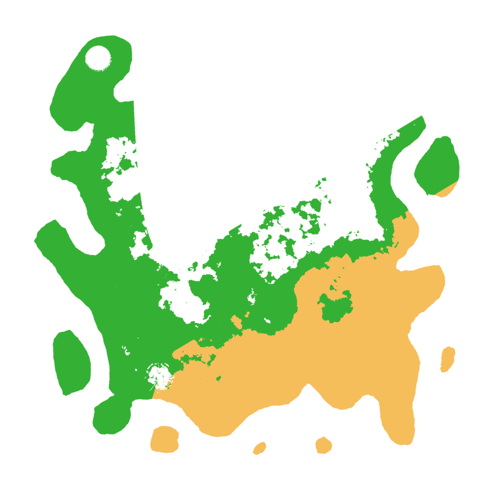 Biome Rust Map: Barren, Size: 3500, Seed: 1343028570