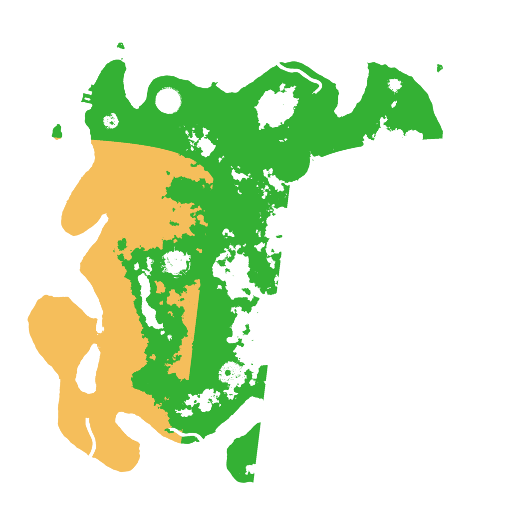 Biome Rust Map: Procedural Map, Size: 3500, Seed: 1888553631