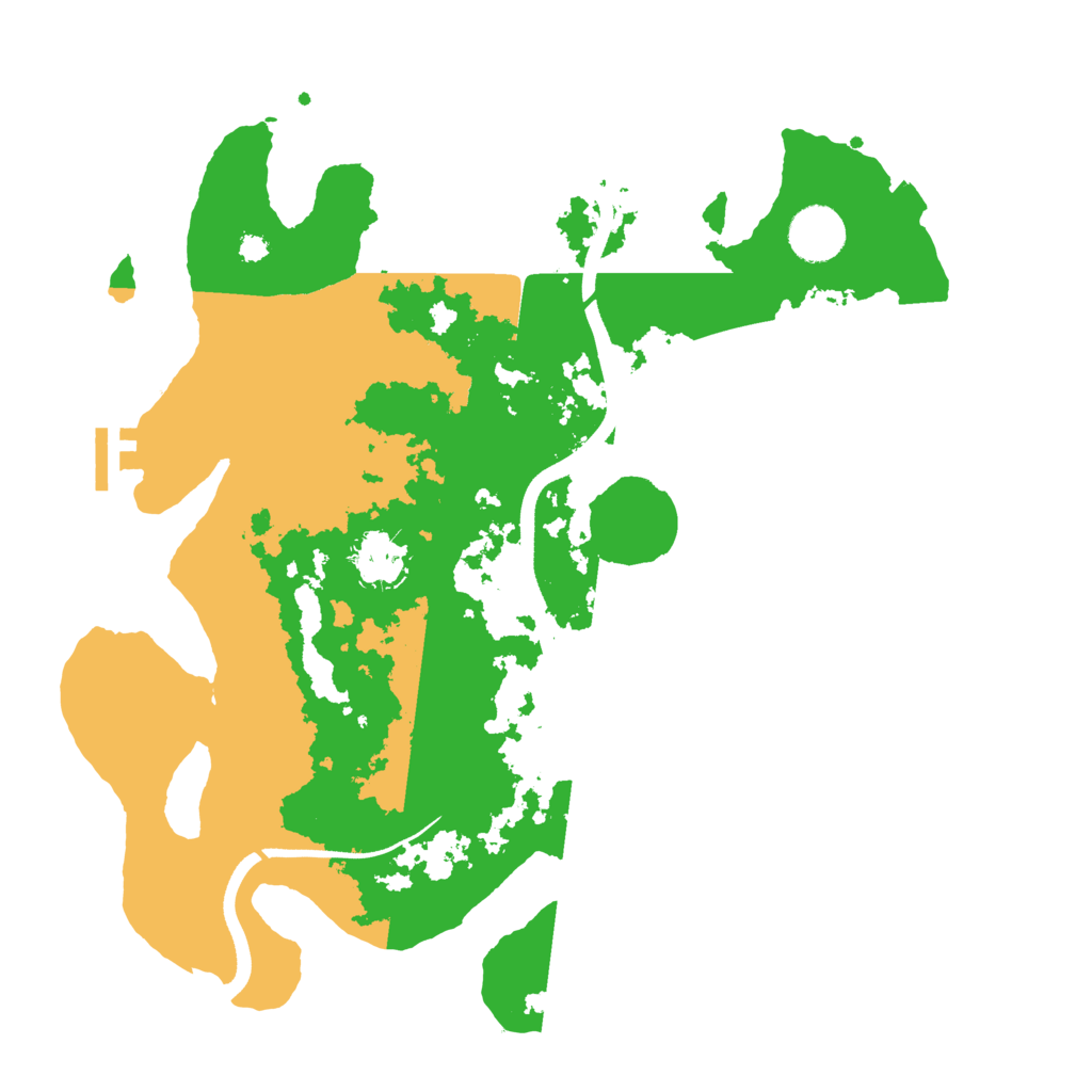 Biome Rust Map: Procedural Map, Size: 3500, Seed: 1888553631