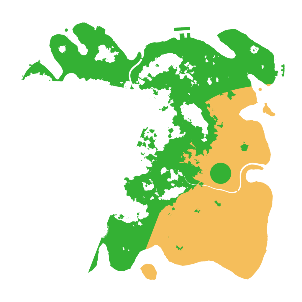 Biome Rust Map: Procedural Map, Size: 3800, Seed: 59628049