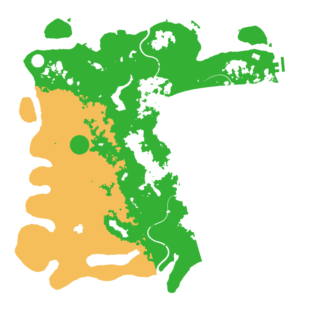 Biome Rust Map: Procedural Map, Size: 4250, Seed: 90323