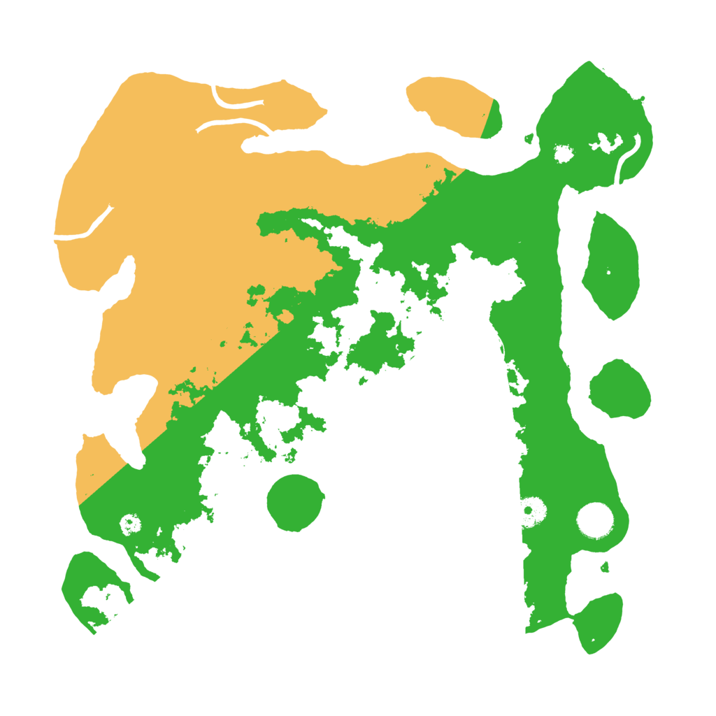 Biome Rust Map: Procedural Map, Size: 3500, Seed: 354987