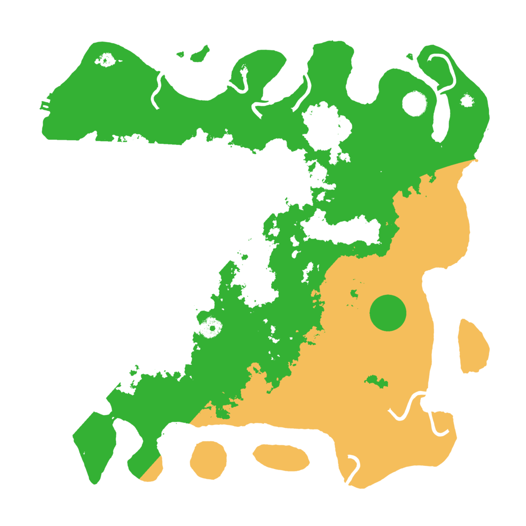 Biome Rust Map: Procedural Map, Size: 3800, Seed: 3486489