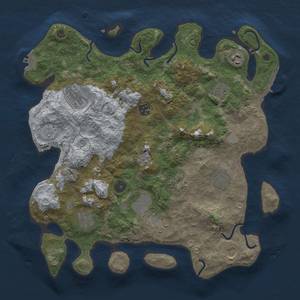 Thumbnail Rust Map: Procedural Map, Size: 3800, Seed: 3486489, 17 Monuments