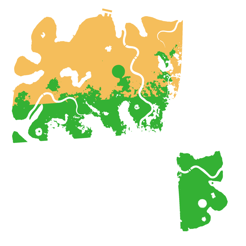 Biome Rust Map: Procedural Map, Size: 5000, Seed: 923730495
