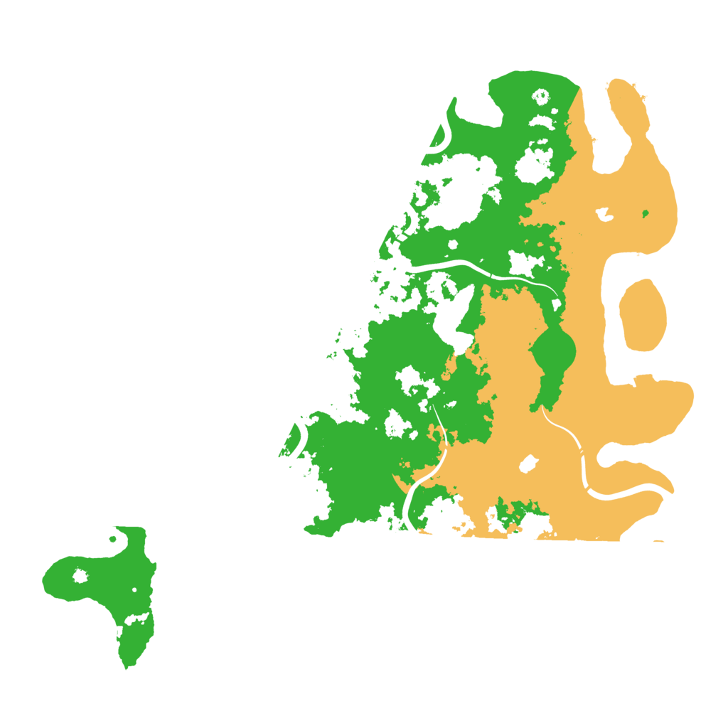Biome Rust Map: Procedural Map, Size: 4500, Seed: 1130536513