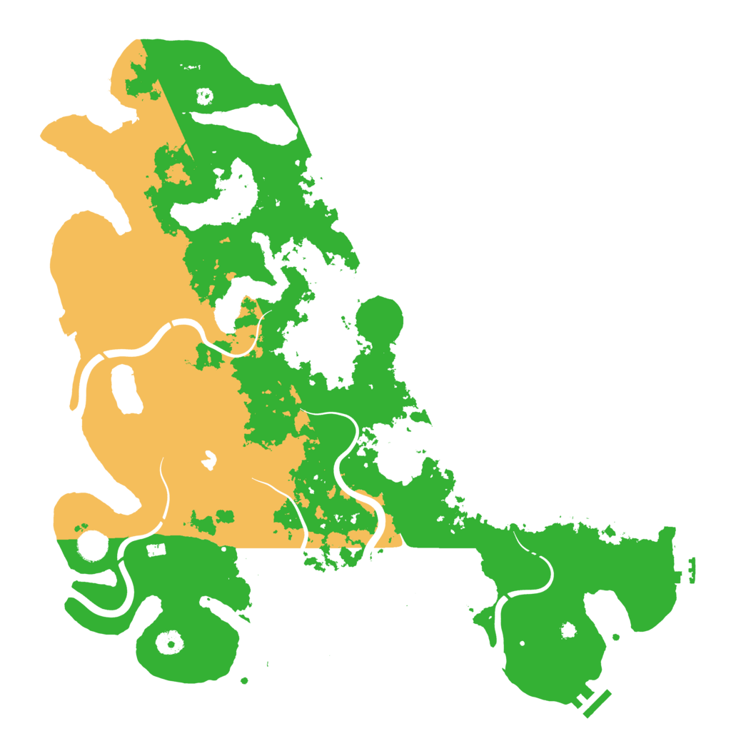 Biome Rust Map: Procedural Map, Size: 4250, Seed: 403194986