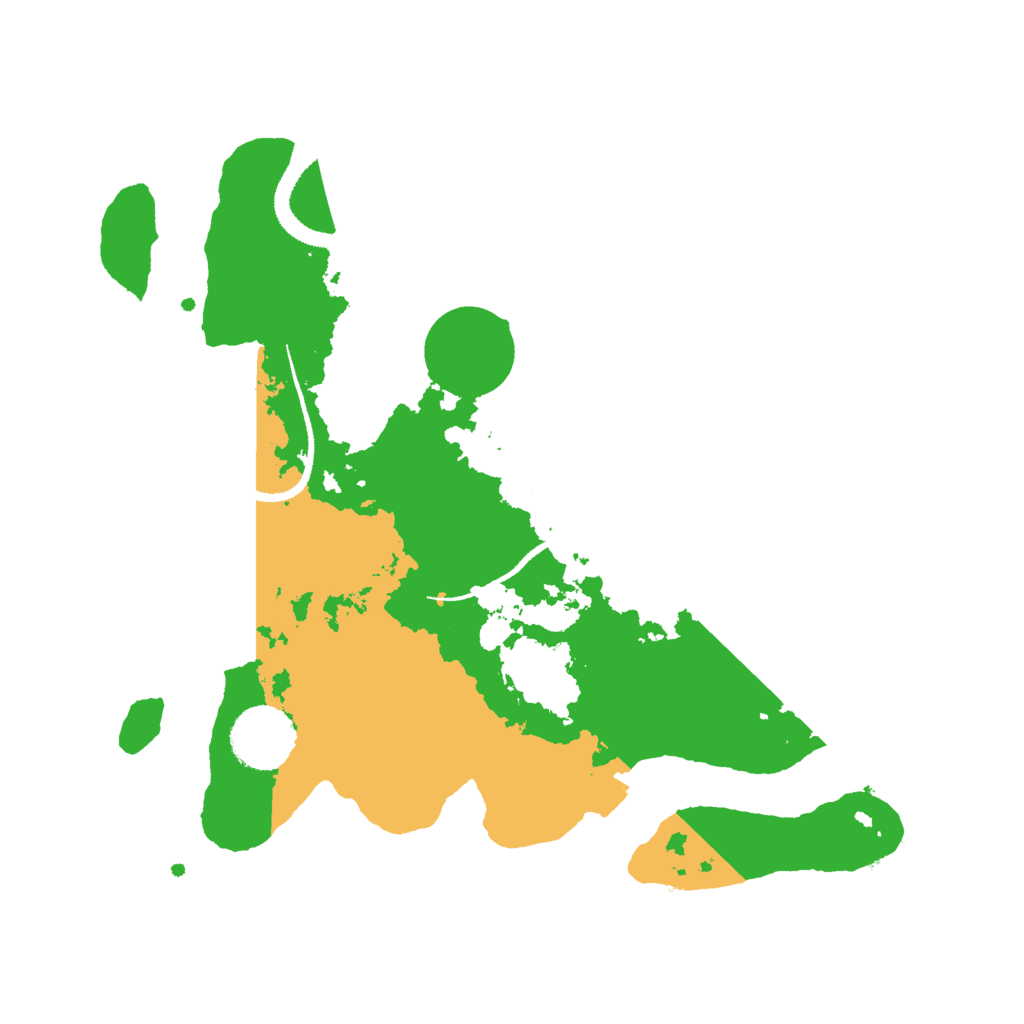 Biome Rust Map: Procedural Map, Size: 3000, Seed: 1051751