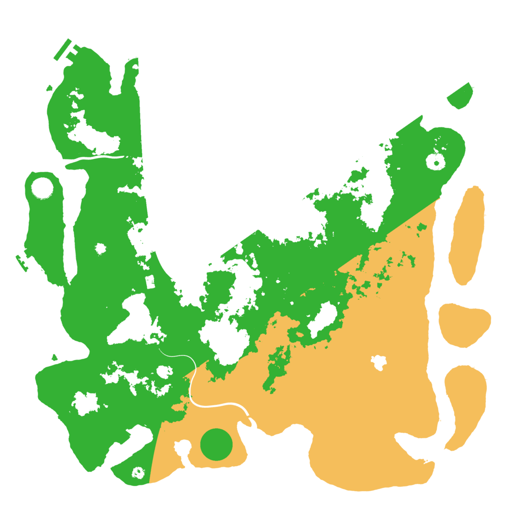 Biome Rust Map: Procedural Map, Size: 4250, Seed: 20230309