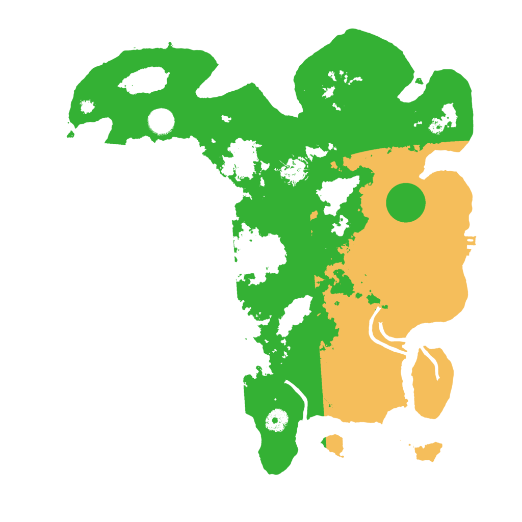 Biome Rust Map: Procedural Map, Size: 3500, Seed: 624257966