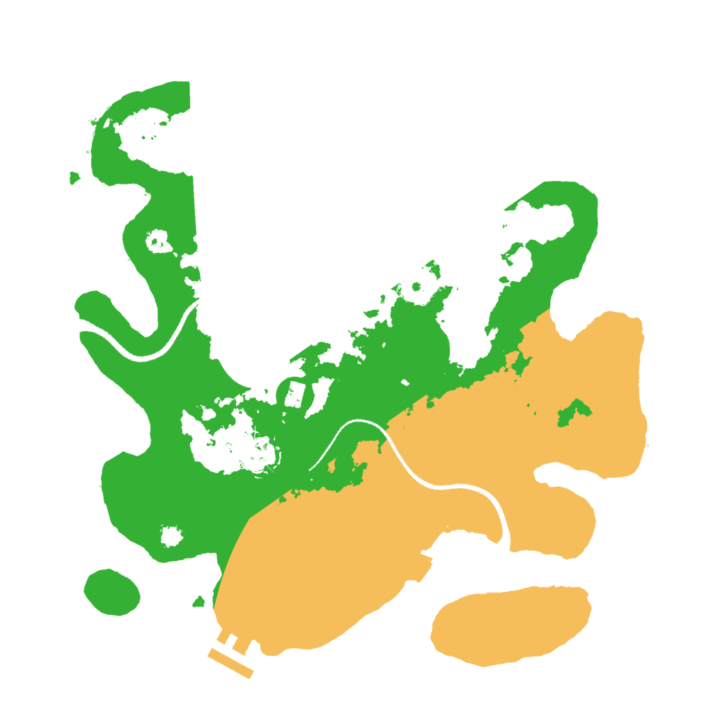 Biome Rust Map: Procedural Map, Size: 3000, Seed: 946579