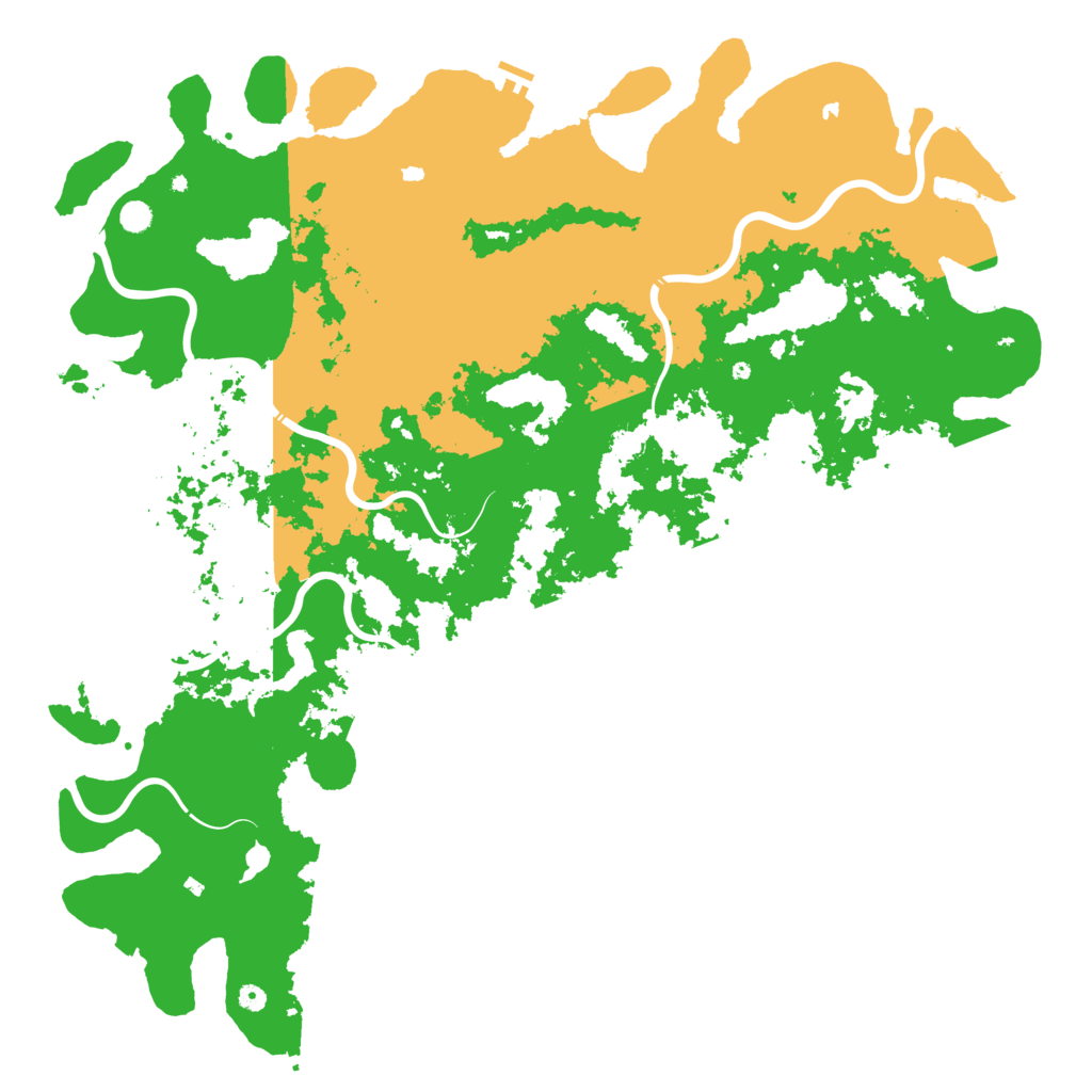 Biome Rust Map: Procedural Map, Size: 6000, Seed: 787478