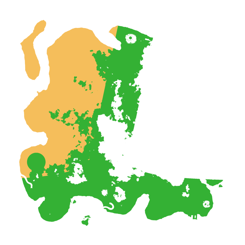 Biome Rust Map: Procedural Map, Size: 3500, Seed: 237124011