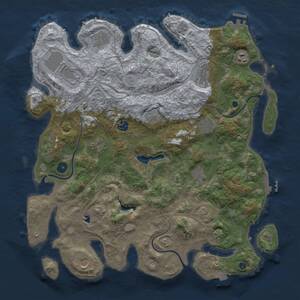 Thumbnail Rust Map: Procedural Map, Size: 4250, Seed: 567697979, 17 Monuments