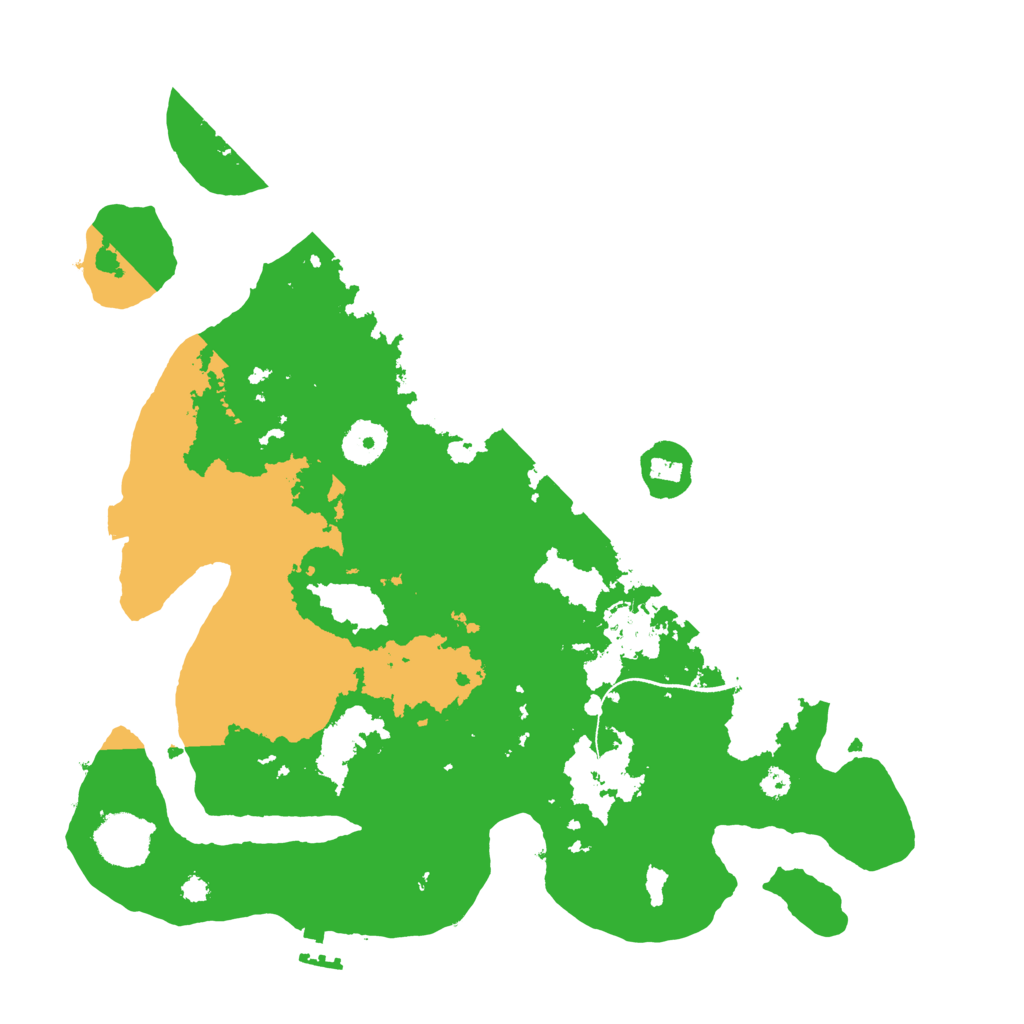 Biome Rust Map: Procedural Map, Size: 3500, Seed: 1804177574