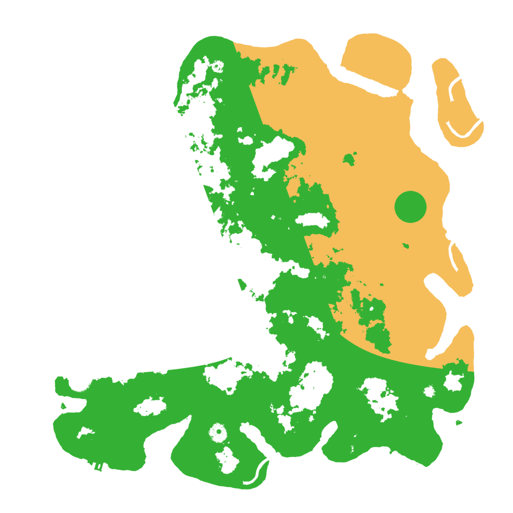 Biome Rust Map: Procedural Map, Size: 4250, Seed: 1839902631