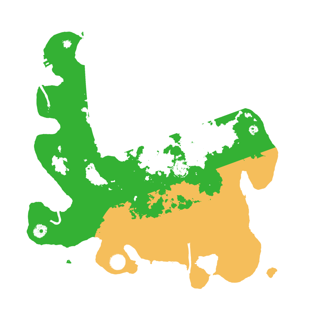 Biome Rust Map: Procedural Map, Size: 3500, Seed: 81986414