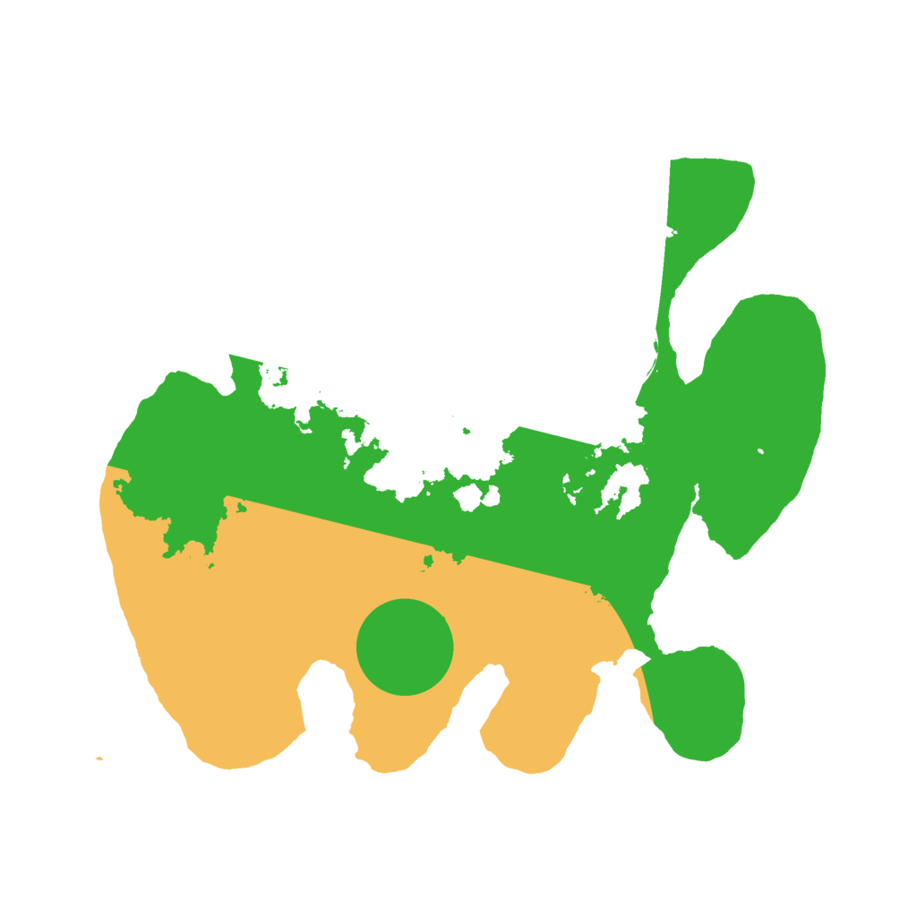 Biome Rust Map: Barren, Size: 2500, Seed: 101454733