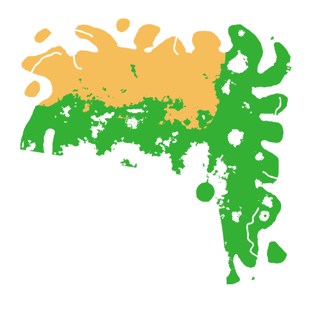 Biome Rust Map: Procedural Map, Size: 4500, Seed: 1827106214