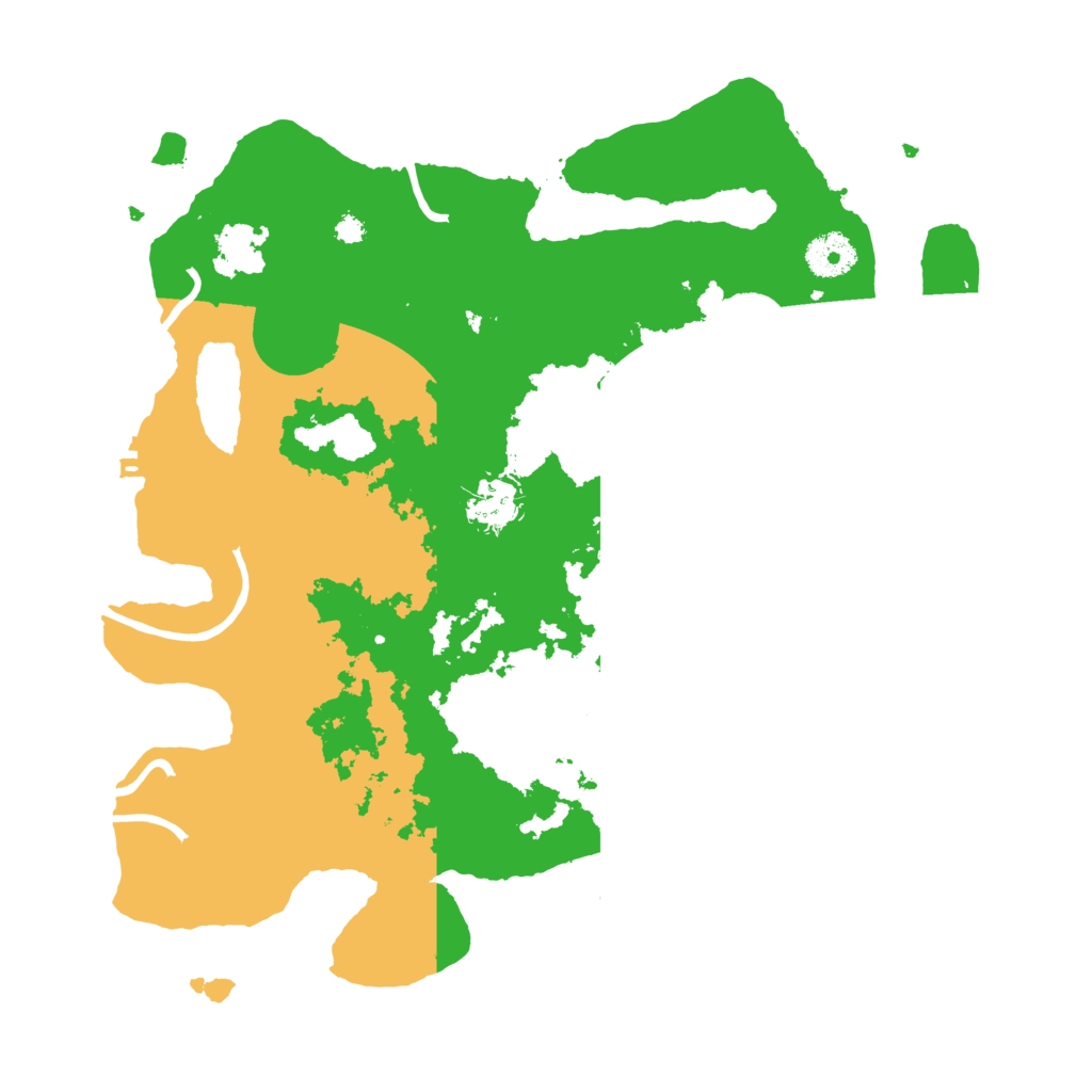 Biome Rust Map: Procedural Map, Size: 3500, Seed: 62377545