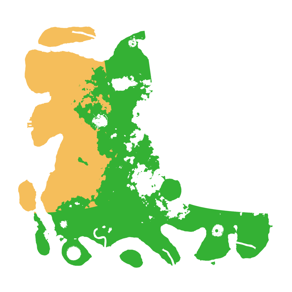 Biome Rust Map: Procedural Map, Size: 3700, Seed: 368302846