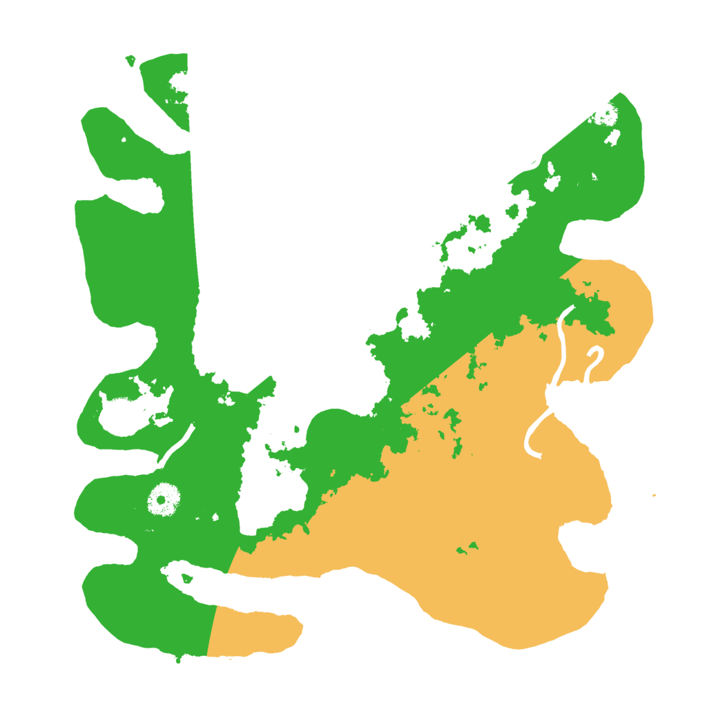 Biome Rust Map: Procedural Map, Size: 3250, Seed: 396928769