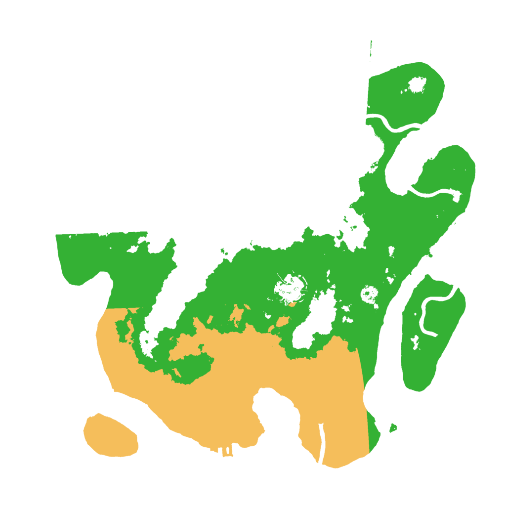 Biome Rust Map: Procedural Map, Size: 3000, Seed: 297093904