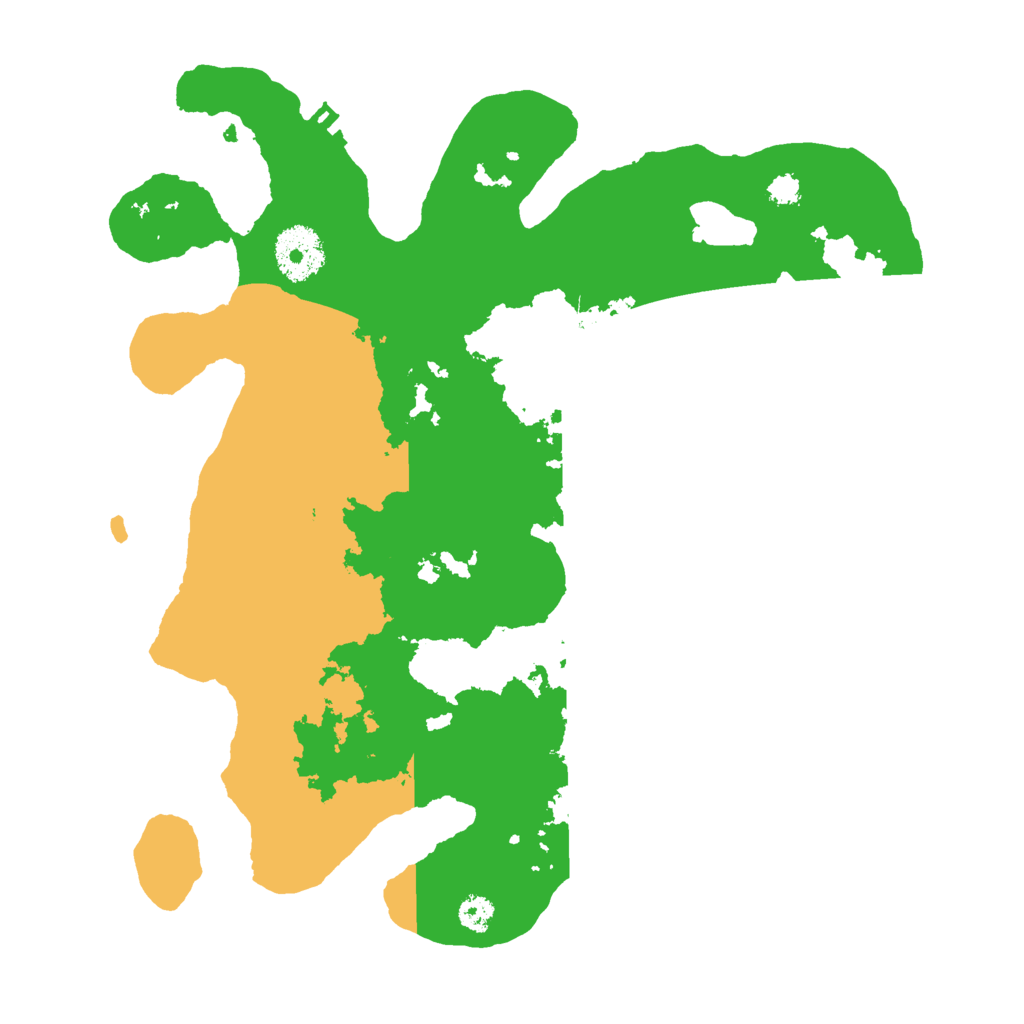 Biome Rust Map: Procedural Map, Size: 3000, Seed: 116874