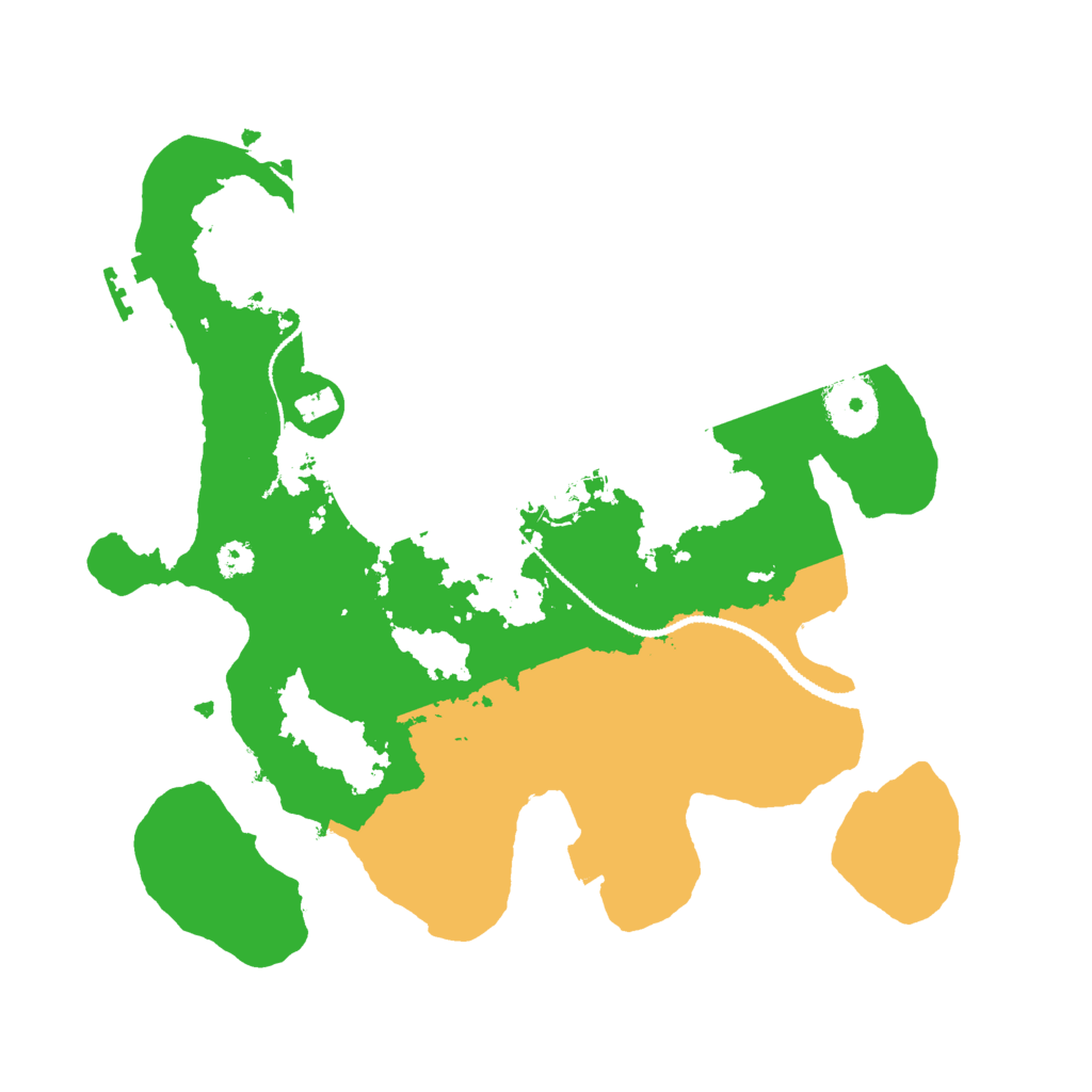 Biome Rust Map: Procedural Map, Size: 3000, Seed: 1391399972