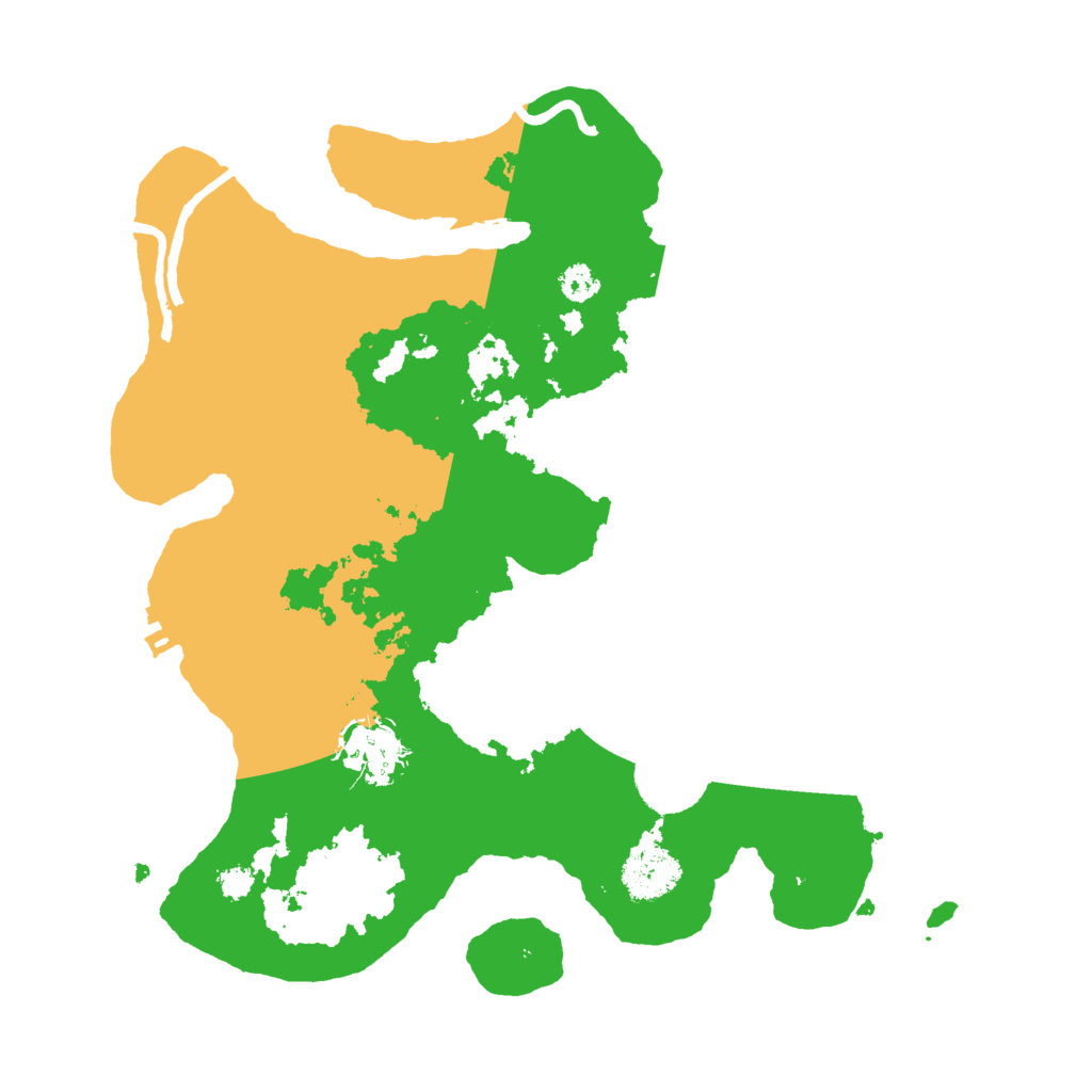Biome Rust Map: Procedural Map, Size: 3000, Seed: 1463156469