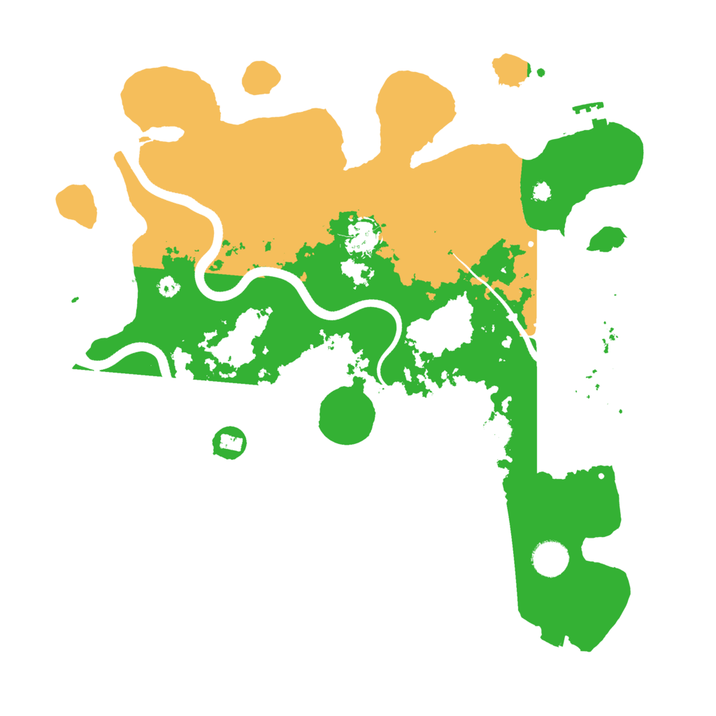 Biome Rust Map: Procedural Map, Size: 3500, Seed: 1284316933