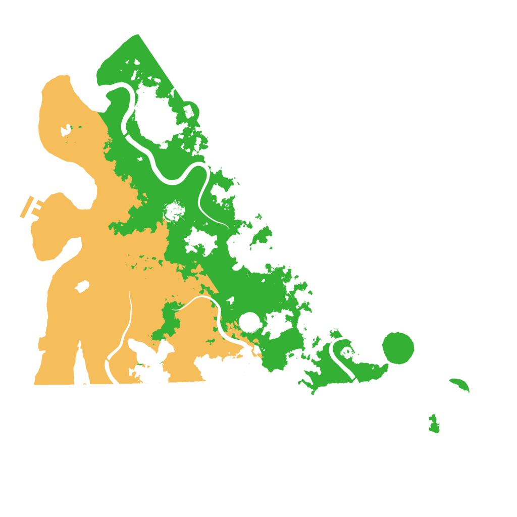 Biome Rust Map: Procedural Map, Size: 4500, Seed: 1446520925