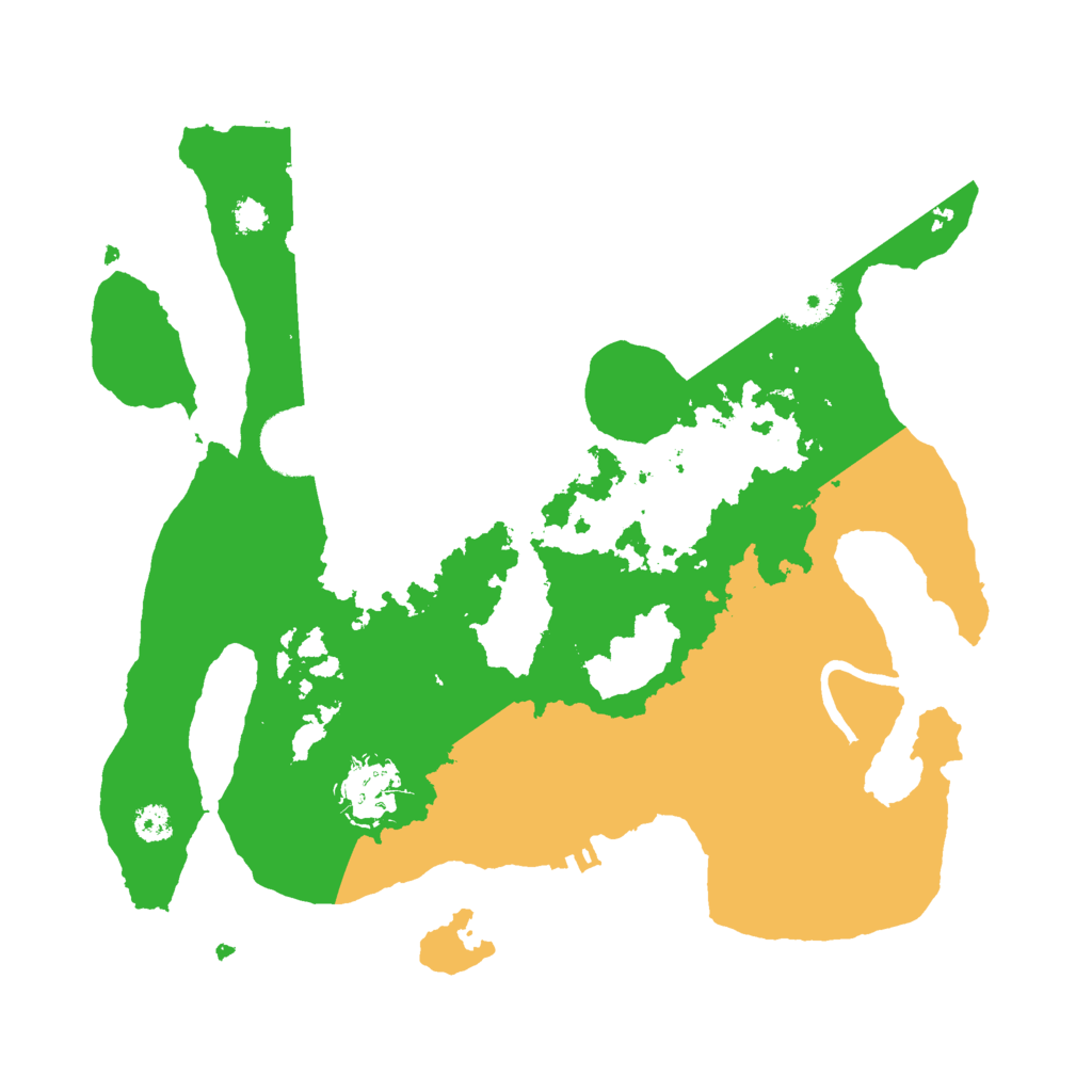 Biome Rust Map: Procedural Map, Size: 3000, Seed: 1195587652