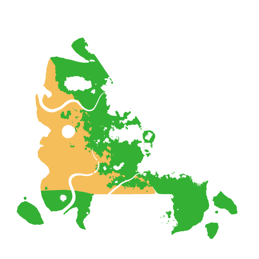 Biome Rust Map: Procedural Map, Size: 3500, Seed: 616149832