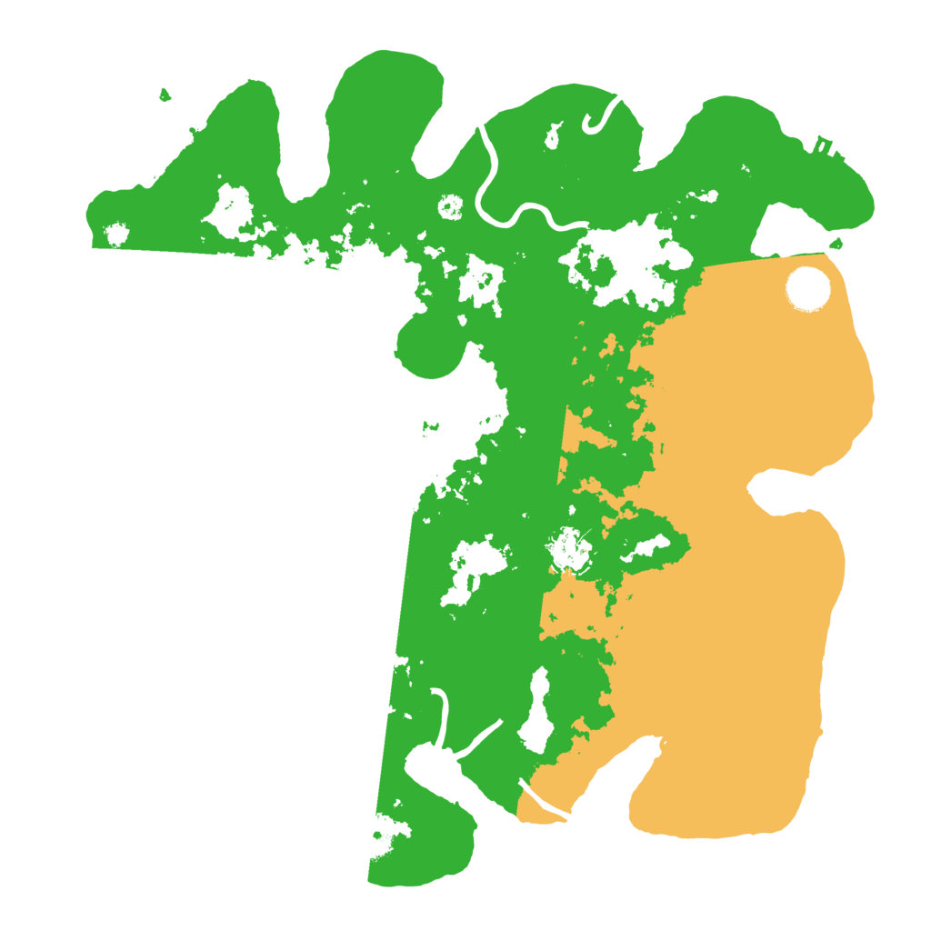 Biome Rust Map: Procedural Map, Size: 3700, Seed: 90498973