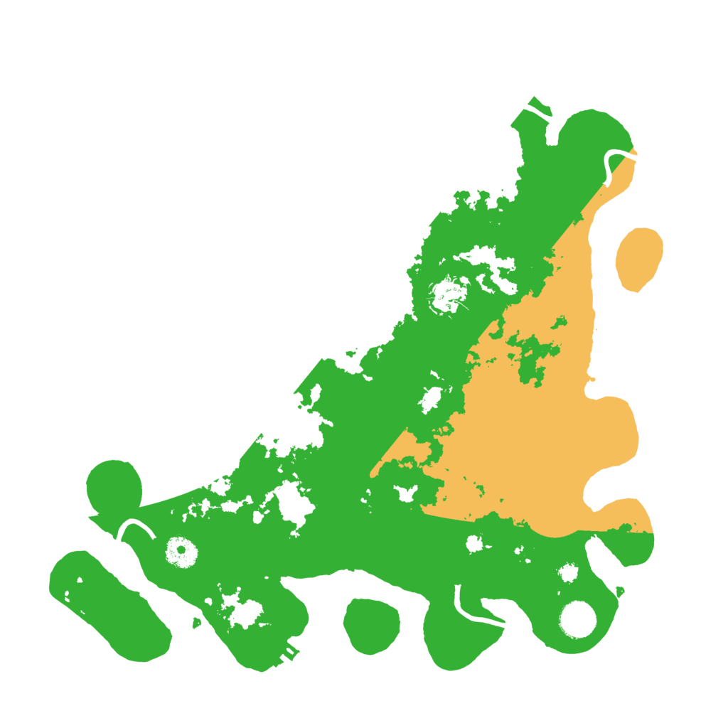 Biome Rust Map: Procedural Map, Size: 3500, Seed: 76352