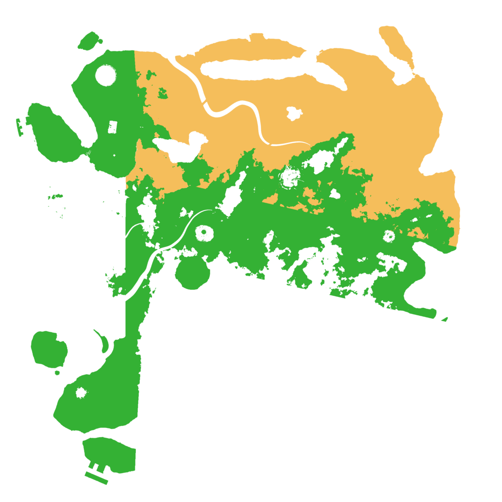 Biome Rust Map: Procedural Map, Size: 4250, Seed: 372654333