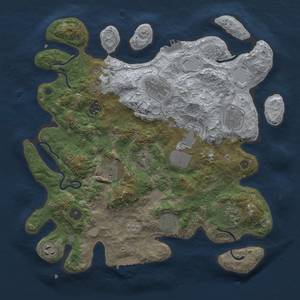 Thumbnail Rust Map: Procedural Map, Size: 3750, Seed: 2097515, 16 Monuments