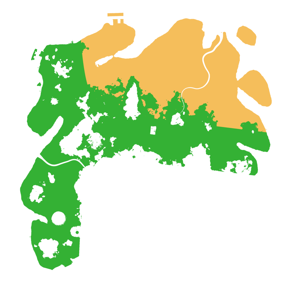 Biome Rust Map: Procedural Map, Size: 3750, Seed: 742951267