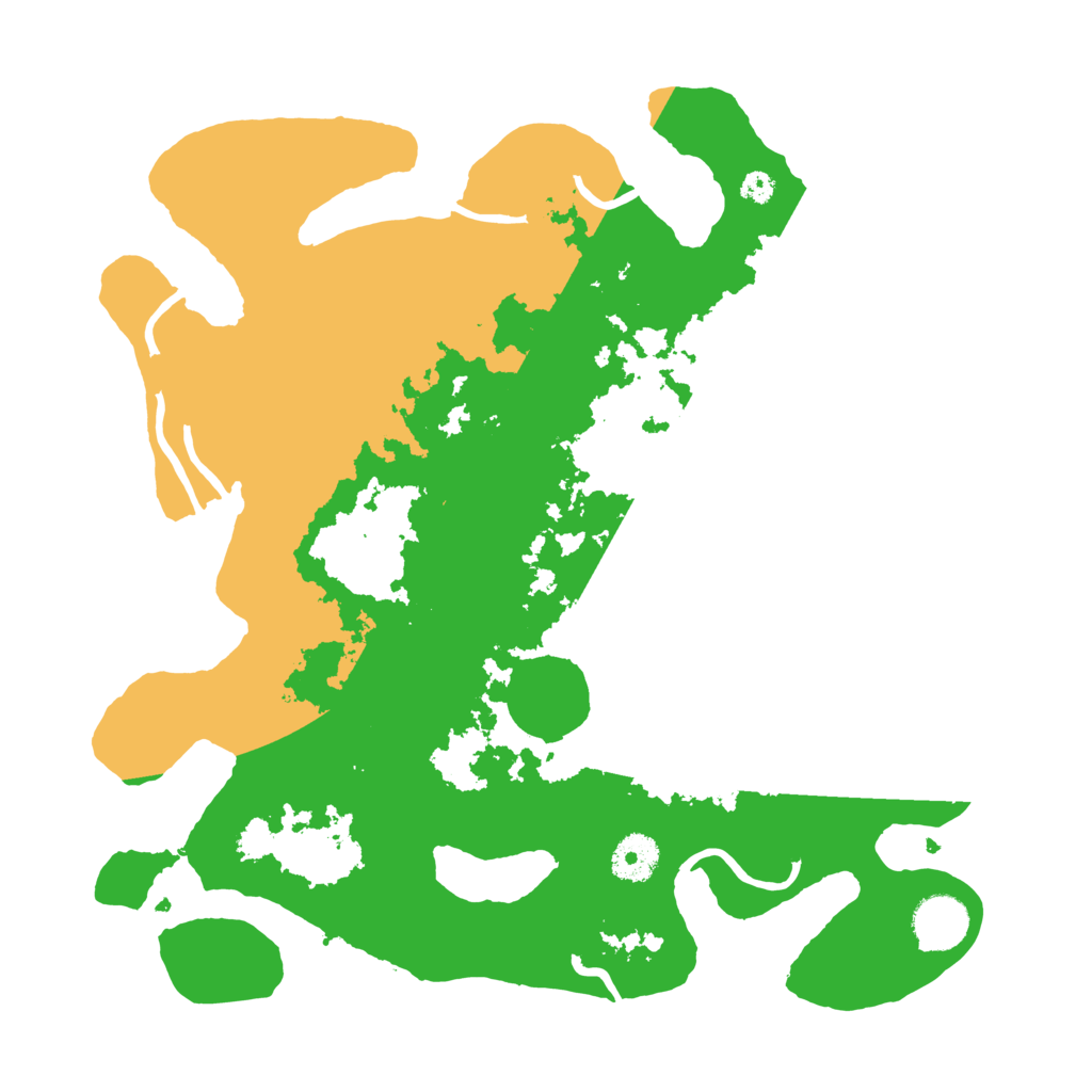 Biome Rust Map: Procedural Map, Size: 3500, Seed: 171277557