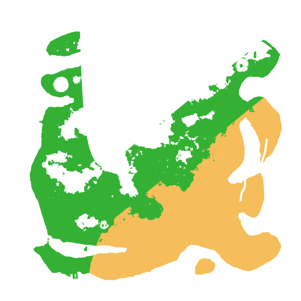 Biome Rust Map: Procedural Map, Size: 3500, Seed: 711377717