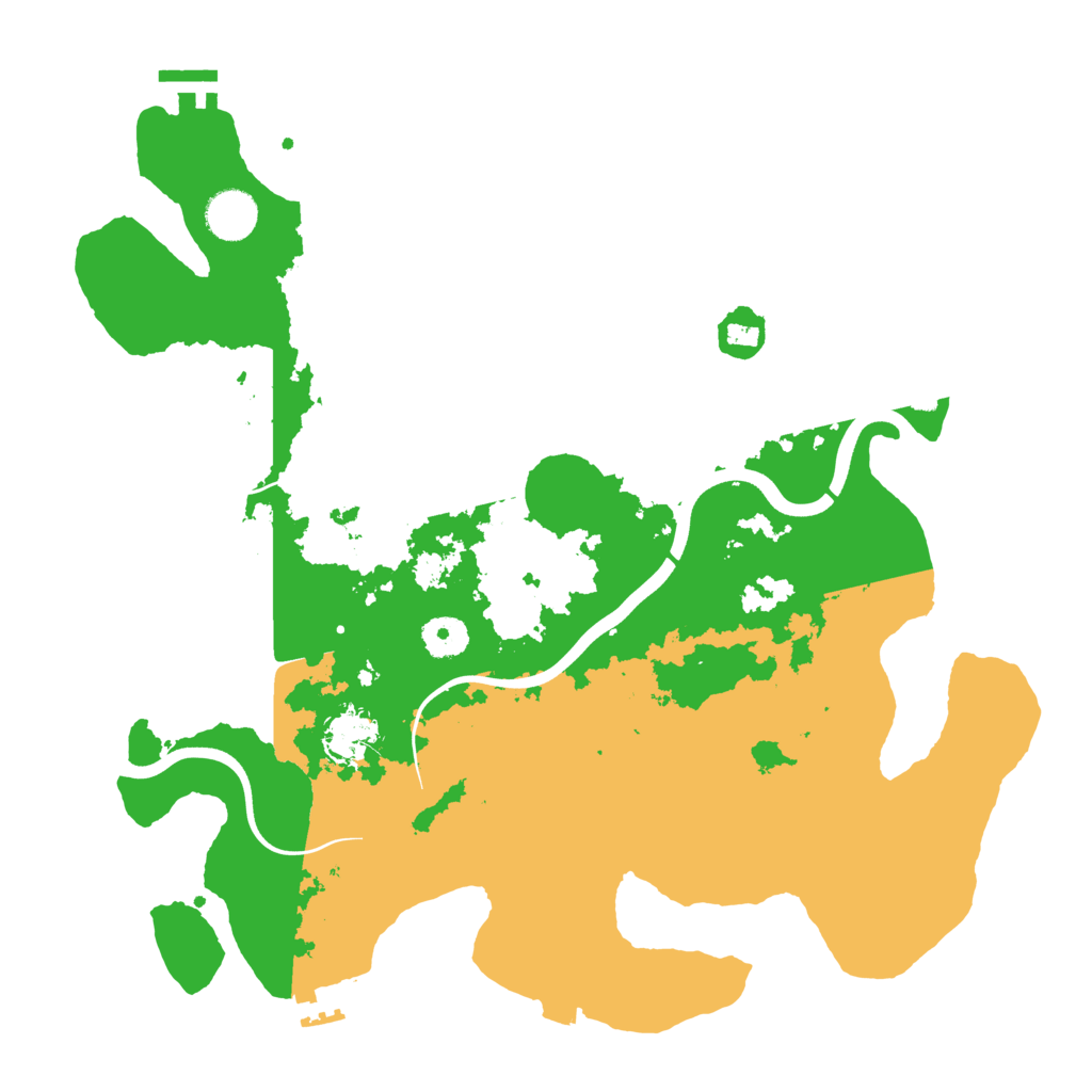 Biome Rust Map: Procedural Map, Size: 3750, Seed: 16798612