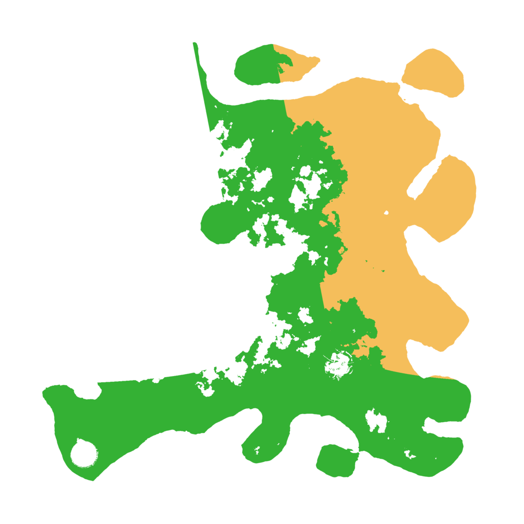 Biome Rust Map: Barren, Size: 3500, Seed: 305704430